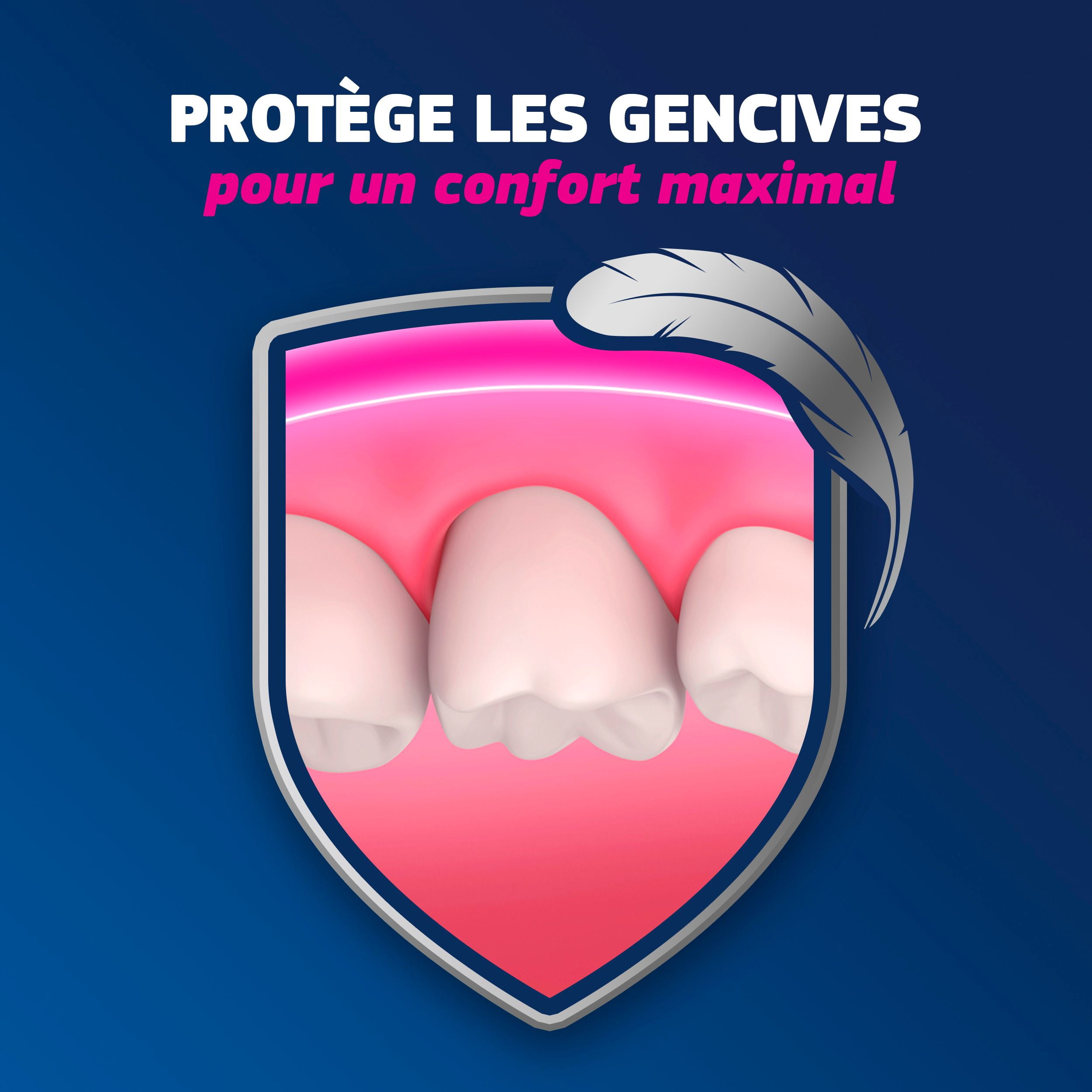 Crème adhésive sûre pour prothèses Fixodent Plus à saveur de Scope, paquet double 2 x 57 g