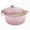 Pink, variant on Daluvenix 6qt Enameled Cast Iron Dutch Oven Pot with lid for Bread,Non-Stick Cookware with Dual Handles for Cooking & Roasting, Mint green