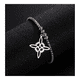 thumbnail image 4 of Pulsera Nudo Bruja Acero Inoxidable Malubero Plata, 4 of 5