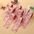 thumbnail image 3 of Zhuge Cinta navideña de 10 yardas, cinta de tela para envolver regalos, decoración de árboles de Navidad, decoración para el hogar y la Navidad para exteriores e interiores, estilo M, 3 of 5