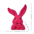 thumbnail image 3 of Easter Decorations​ Pink Blue Plush Easter Bunny Sitting Ornament On Lawn Cute Rabbit Garden Decorative Piece Festive Outdoor Accent, Easter Decor, 3 of 9