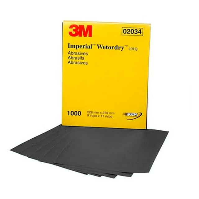 50 Lija De Agua 3m 9 X11 Microfina G3000 Pintura 60455067607