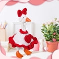 thumbnail image 4 of Valentines Day Decorations Goose Clothes Set, Heart/holiday Decor Clothing for Tabletop Goose Statue, Cute Front Porch Shelf Decor and Gift Idea C, 4 of 5
