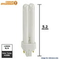 thumbnail image 2 of Sylvania 20721 - CF13DD/E/830/ECO 3000K G24Q-1 Fluorescent Bulb, 2 of 5