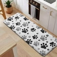 thumbnail image 5 of Grey Dog Paw Footprint Kitchen Rug Mat,Kitchen Runner Rugs Non Skid Washable,Decorative Kitchen Floor Mats for Kitchen,Sink,Laundry,17"x47.2", 5 of 7