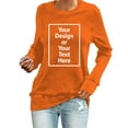 thumbnail image 4 of TYGHBN Customizable Women DIY Your Photo Your Own Custom Text Sweatshirt Comfort Color Sweatshirts Women Jacket Women Full Zip Ladies Athletic Hoodies Fit Color Striped Hoodie Distressed Top Crop, 4 of 6