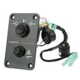 thumbnail image 1 of Conjunto de panel de interruptores de llave de un solo motor, conjunto de panel de interruptores de llave de encendido de motor fuera de borda 704‑82570‑08‑00 Reemplazo para motores de 2/4 tiempos, 1 of 5