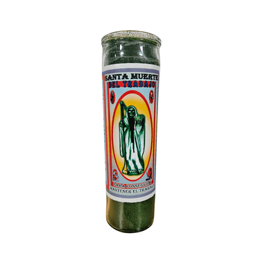 Santa Muerte Del Trabajo Veladora Preparada / Holy Death Work Prepared Ritual Candle