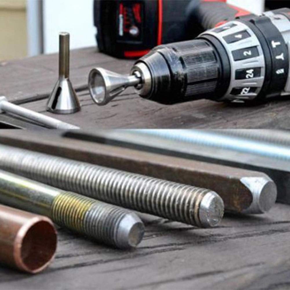 Drillpro Titanium Coated Deburring External Chamfer Tool Bit Remove Burr Repairs Tools 
