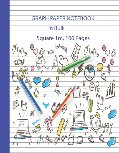 Miquelrius Notebook Filler Paper 4-subject Grid//graph Pages, 8.5 X 11 100 Sheets//200 Pages