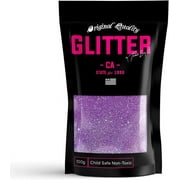 Purple Rainbow Premium Glitter Multi Purpose Dust Powder 100g / 3.5oz for use with Arts & Crafts Wine Glass Decoration Weddings Cards Flowers Cosmetic Face Body