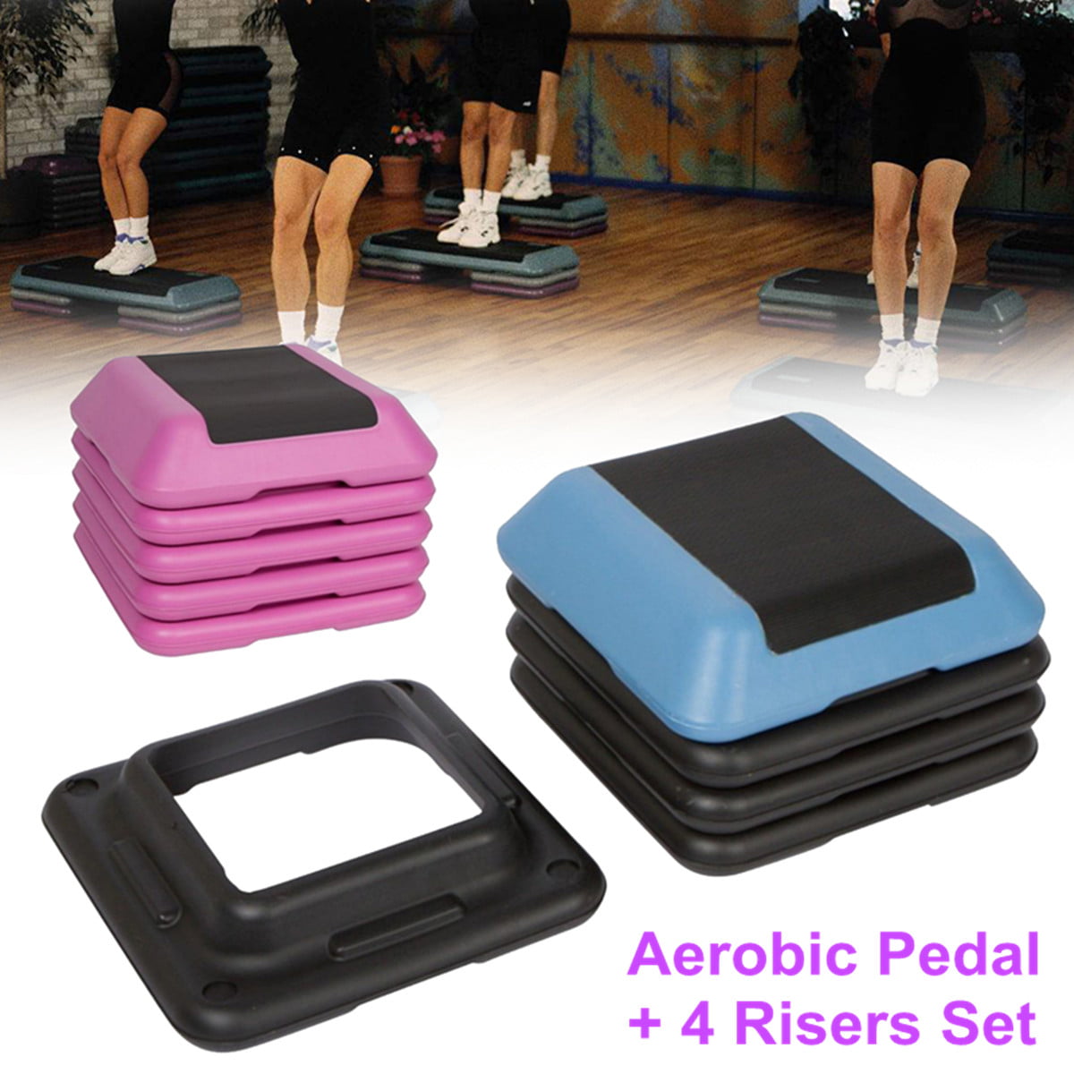 NEXPro High Step Work Out Training Device Set of 4 Risers