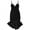 black, variant on Emerald Sundae Womens Illusion Mermaid Bodycon Dress, Black, Medium