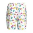 thumbnail image 2 of Haiem Happy Easter Men's Pajama Short with Soft Woven Cotton Elastic Waistband Sleep Short-Small, 2 of 9