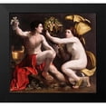 thumbnail image 2 of Dossi, Dosso 21x20 Black Modern Framed Museum Art Print Titled - Allegory of Fortune, 2 of 5