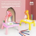 thumbnail image 6 of Children led projector drawing table Multifunctional toy painting set table educational board learning tools painting toys, 6 of 7