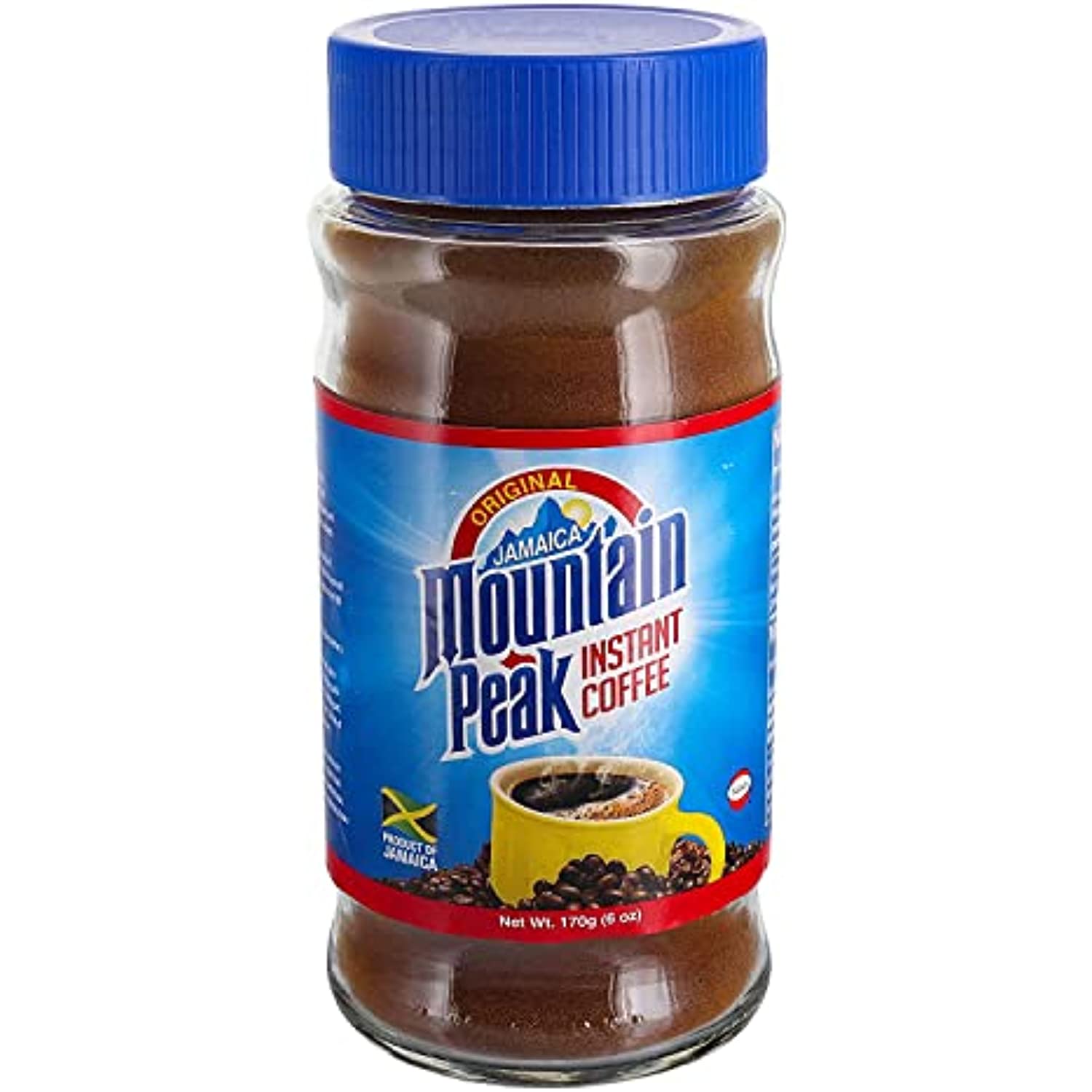 Mountain Peak Original Jamaican Instant Coffee Bundle 6 Oz (170 G