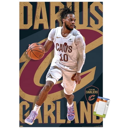 NBA Cleveland Cavaliers - Darius Garland 23 Wall Poster, 14.725" x 22.375"