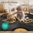 thumbnail image 4 of ODIKA Personalized Album Artwork Retro Record Player Cassette for Playroom, Bedroom, Reading Nook, Pet Friendly & Kids Safe Play, 4 of 7
