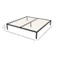 thumbnail image 2 of Base Cama King: Estructura de Acero, Diseño Minimalista Ilios Innova, 2 of 9