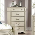 thumbnail image 2 of Furniture of America Rendy Adult Traditional 5-Drawer Vertical Dresser, White, 2 of 7