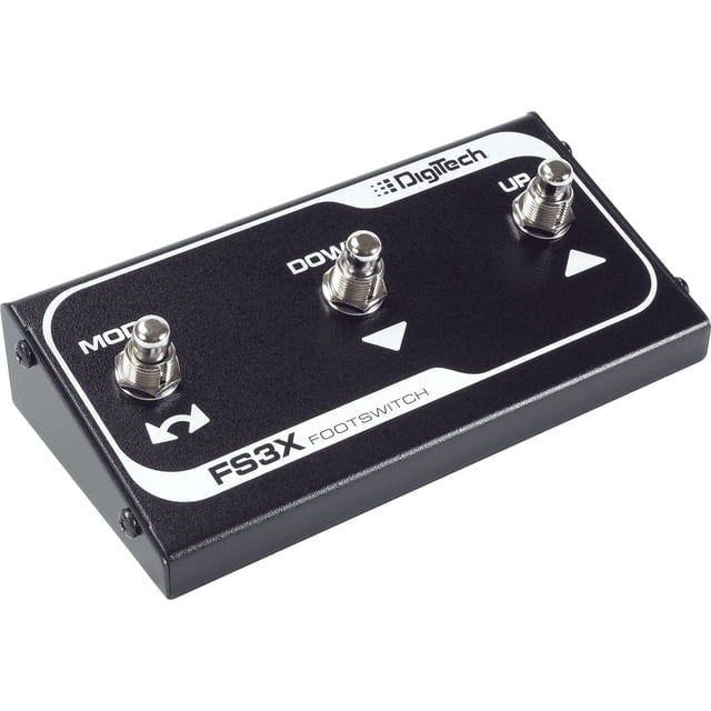 Interruptor de pie DigiTech FS3X de tres funciones para pedales FX