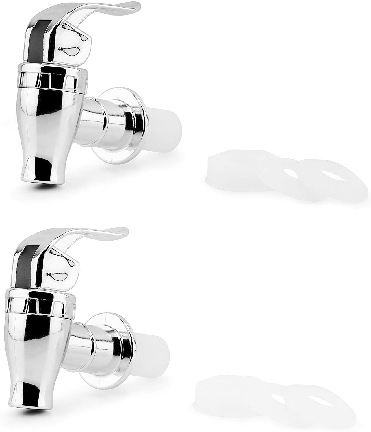Push Style Spigots for Beverage Dispenser Carafes (2Pack), Replacement