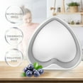 thumbnail image 3 of 2-Piece Heart Shaped Cake Mold Set - Stainless Steel & Aluminum Alloy Baking Pans for Homemade Cakes and Desserts, 3 of 5