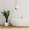 thumbnail image 3 of Matt White 10 Inch Large Ceramic Plant Pot with Saucer Garden Planters Large Indoor Outdoor Plant Pots for Flowers and Plants, 3 of 6