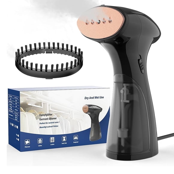 Plancha De Vapor Vertical y Horizontal, Plancha Viaje 2500W Alta Potencia, Plancha a Vapor para Ropa Portátil, para Prenda y Tela Delicada, Calentamiento Rápido Compacta para Via