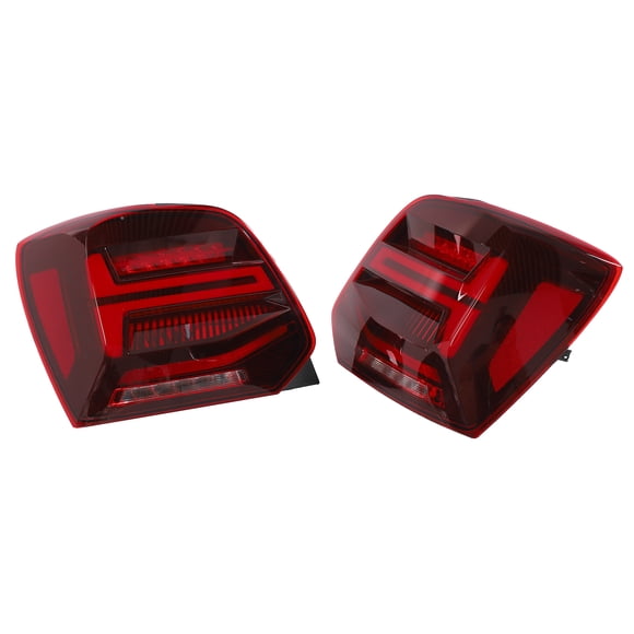 Running VLAND Full LED Tail Lights Cherry Red Lens Dynamic Turn Lamp IP67 Waterproof for RHD