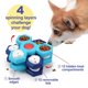 thumbnail image 2 of Comedero giratorio multicapa WangMiao para perros, comedero interactivo con forma de rompecabezas, material PP antiasfixia, opciones de 2, 3 y 4 capas, 2 of 5