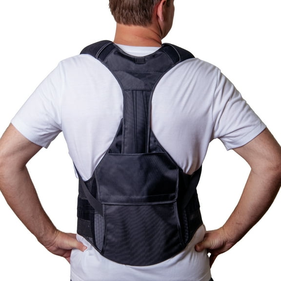 Brace Align ComfortCore TLSO Back Brace - Thoracic Lumbar Support for Kyphosis, Herniated Disc & Spinal Stenosis (PDAC L0456 L0457)