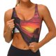 thumbnail image 3 of Balery Sunset Western Desert Cowboy Sujetadores deportivos con espalda cruzada para mujer, acolchados, sin costuras, de alto impacto, ideales para yoga, gimnasio, entrenamiento y fitness.-Small, 3 of 8