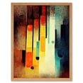 thumbnail image 1 of Acid Jazz Retro Colourful Boho Abstract Art Print Framed Poster Wall Decor 12x16 inch, 1 of 5