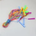 thumbnail image 5 of WORGEOUS 30 PCS  PVC Jumping Ropes Plastic Handle Skipping Ropes Portable Fitness Ropes Sports Supplies for Home Kids Playing (Random Color), 5 of 8