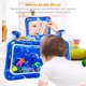 thumbnail image 5 of Alfombra del piso Colchoneta de agua para el tiempo de la barriga para bebés, niños y niñas, colchoneta inflable de PVC para juegos de agua con espejo para niños pequeños, centro de actividades de jue, 5 of 8