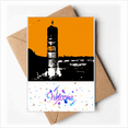 thumbnail image 1 of Shanghai Jinmao Tower China Famous Welcome Back Greeting Cards Envelopes Blank, 1 of 3