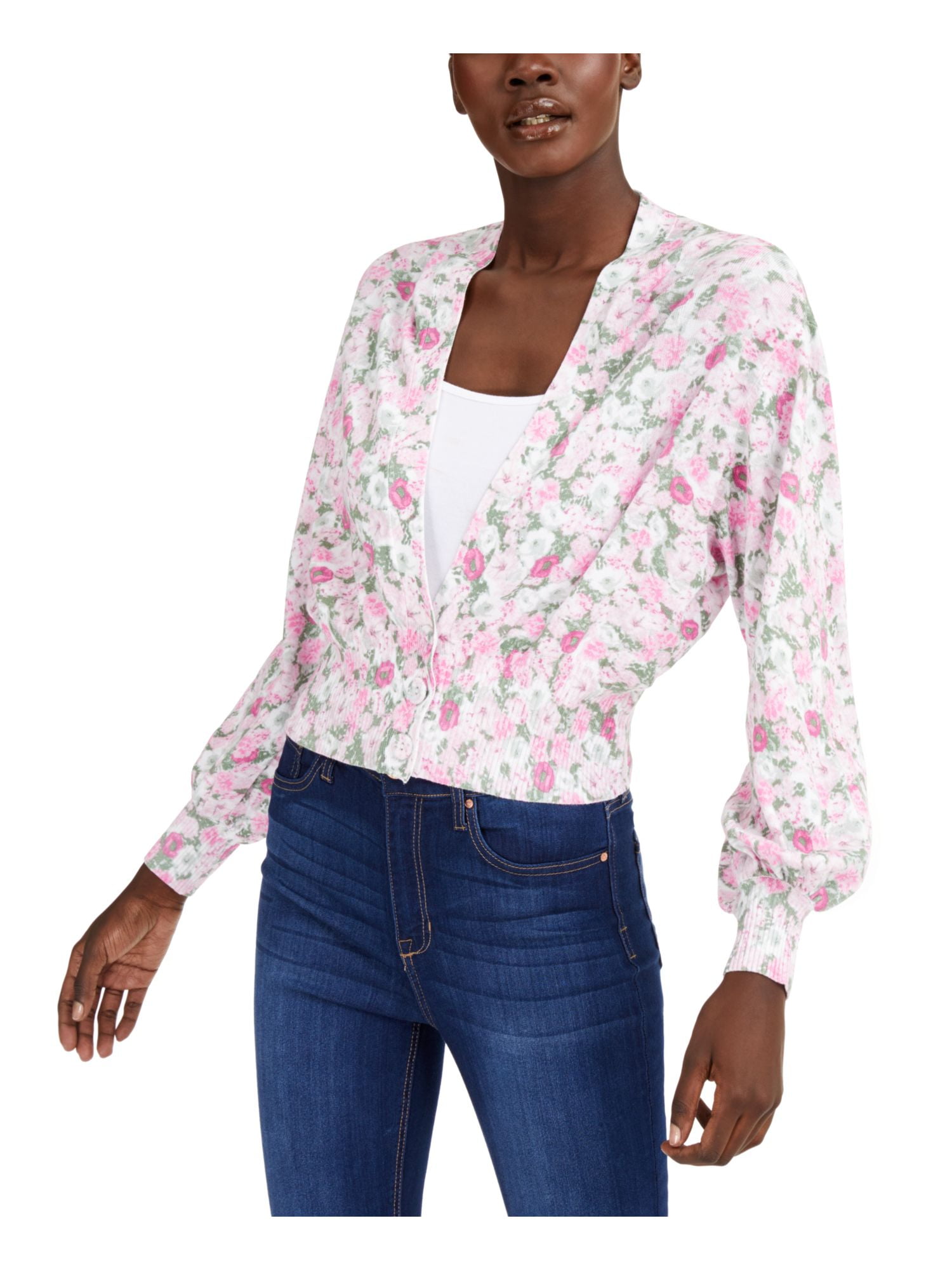cardigan floral print