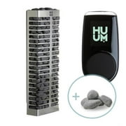 Steel Mini Sauna Heater 3.5 w/ UKU Wifi Wood