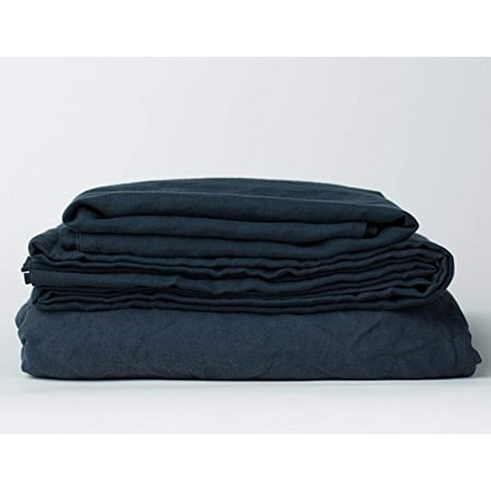 Julia M Fuller Vintage Washed Belgian Linen Duvet Cover All Indigo Julia M Fuller Vintage Washed Belgian Linen Duvet Cover All Indigo King
