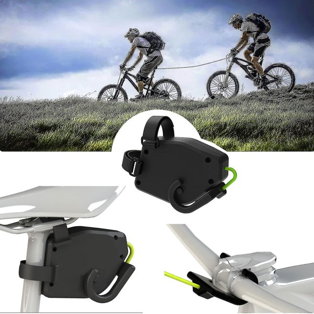 Parent-child Bicycle Tow Rope Portable Mtb Bicycle Elastic Towing System For Adults Kid , Portable Outdoor Elastic Bicycle Accessories