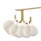 thumbnail image 5 of 2 piezas ganchos para tazas para vasos de vino ganchos para utensilios de cocina cinturones y bufanda ganchos colgantes soporte de gancho bajo armario - Oro Sunnimix Titular de la taza, 5 of 7