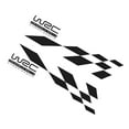 thumbnail image 3 of Auto Body Sticker, PVC Waterproof Black Car Door Side Decal 130x30cm  For Vehicle Decorations, 3 of 8