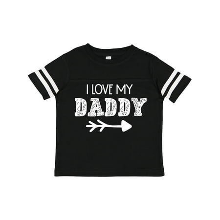

Inktastic I Love My Daddy with Arrow Gift Toddler Boy or Toddler Girl T-Shirt