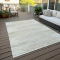 thumbnail image 6 of Addison Rugs Chantille Indoor/Outdoor Transitional Stripes Ivory Washable Rectangle Rug, 8' x 10', 6 of 6