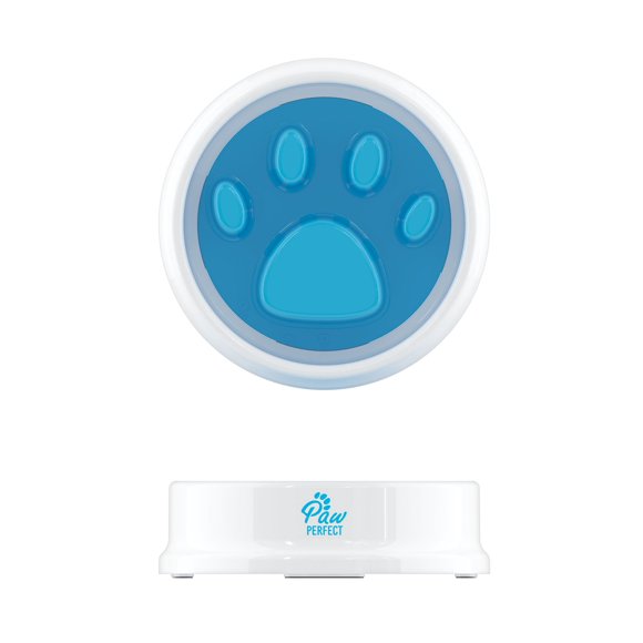 Paw Perfect Slow Feeder Bowl - 16 oz, Slow Feed Dog Bowl with Non-Slip Base, BPA-Free, Microwave & Dishwasher Safe