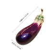thumbnail image 2 of FENGGUIQU Decorativo De Berenjena Para Mujer En Color Violet Ideal Para Abrigos Y Suéteres, 2 of 7