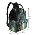 thumbnail image 2 of Fotbe Enchanted Forest Skull Path Mochila Maternidad - Lona de Sarga Impermeable, Mochila de Pañales de Gran Capacidad con Múltiples Bolsillos y Correas Ajustables, 2 of 6