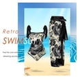thumbnail image 2 of 2 piezas de ropa de playa para mujer con cordones y vestido transpirable a la moda para deportes acuáticos JShteea El nuevo, 2 of 9